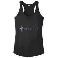 Ethereum Coin Crypto Eth Blockchain Cryptocurrency Ladies PosiCharge Competitor Racerback Tank