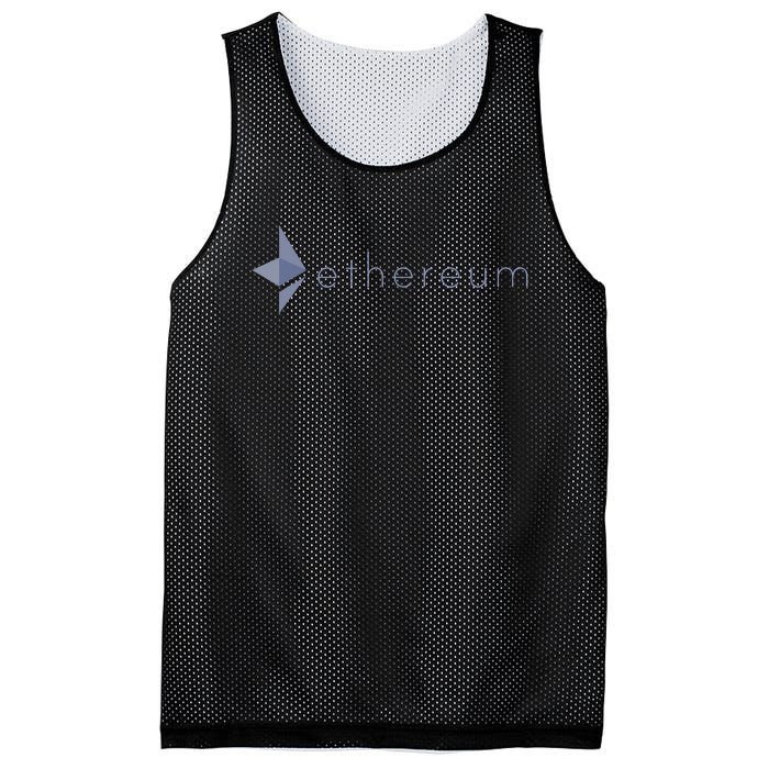 Ethereum Coin Crypto Eth Blockchain Cryptocurrency Mesh Reversible Basketball Jersey Tank