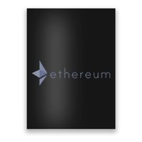 Ethereum Coin Crypto Eth Blockchain Cryptocurrency Poster