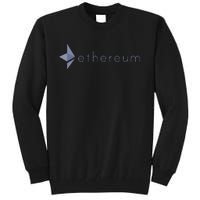 Ethereum Coin Crypto Eth Blockchain Cryptocurrency Tall Sweatshirt