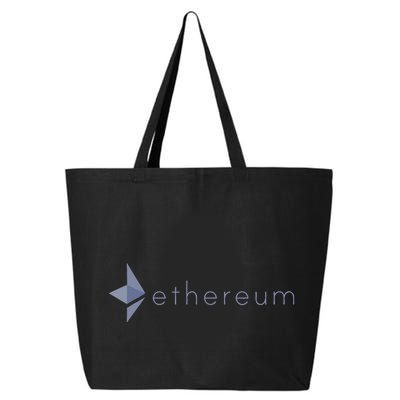 Ethereum Coin Crypto Eth Blockchain Cryptocurrency 25L Jumbo Tote