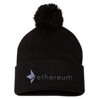 Ethereum Coin Crypto Eth Blockchain Cryptocurrency Pom Pom 12in Knit Beanie