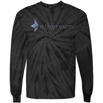 Ethereum Coin Crypto Eth Blockchain Cryptocurrency Tie-Dye Long Sleeve Shirt