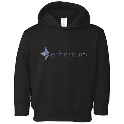 Ethereum Coin Crypto Eth Blockchain Cryptocurrency Toddler Hoodie