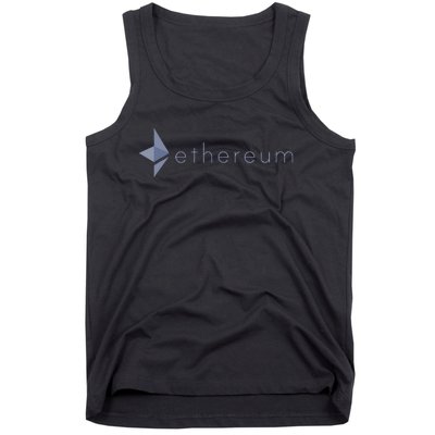 Ethereum Coin Crypto Eth Blockchain Cryptocurrency Tank Top