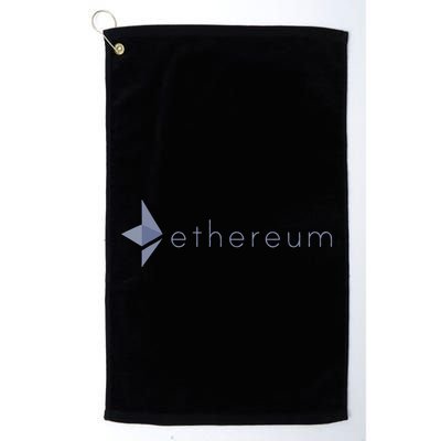 Ethereum Coin Crypto Eth Blockchain Cryptocurrency Golf Towel