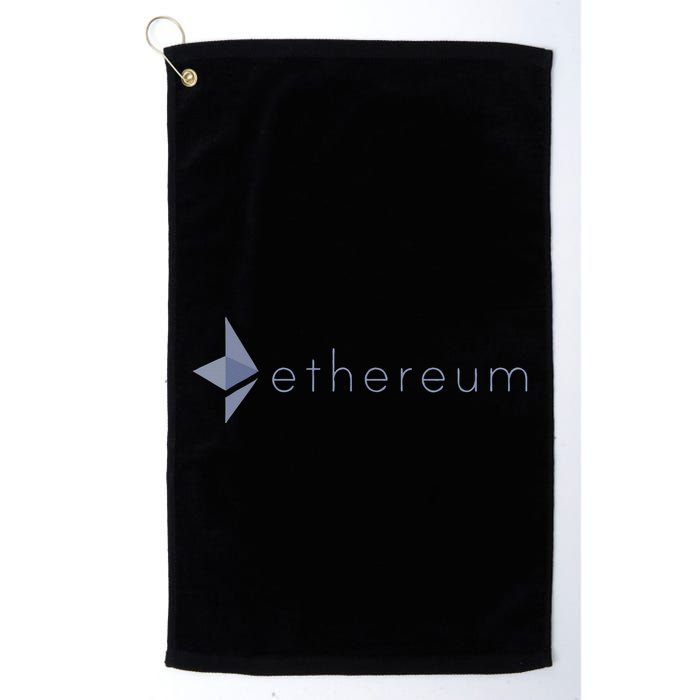 Ethereum Coin Crypto Eth Blockchain Cryptocurrency Golf Towel