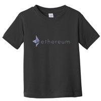 Ethereum Coin Crypto Eth Blockchain Cryptocurrency Toddler T-Shirt