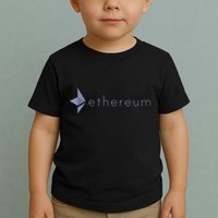 Ethereum Coin Crypto Eth Blockchain Cryptocurrency Toddler T-Shirt