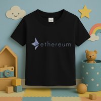 Ethereum Coin Crypto Eth Blockchain Cryptocurrency Toddler T-Shirt