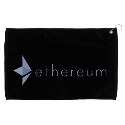 Ethereum Coin Crypto Eth Blockchain Cryptocurrency Grommeted Golf Towel