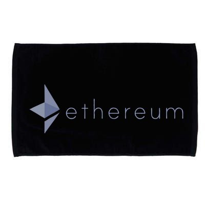 Ethereum Coin Crypto Eth Blockchain Cryptocurrency Microfiber Hand Towel