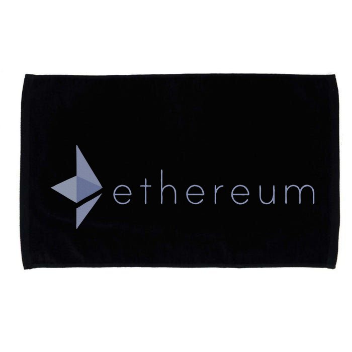 Ethereum Coin Crypto Eth Blockchain Cryptocurrency Microfiber Hand Towel