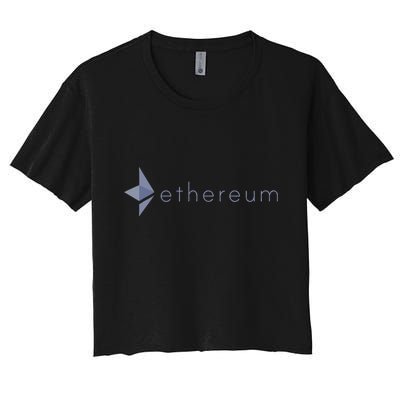 Ethereum Coin Crypto Eth Blockchain Cryptocurrency Crop Top