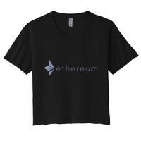 Ethereum Coin Crypto Eth Blockchain Cryptocurrency Crop Top