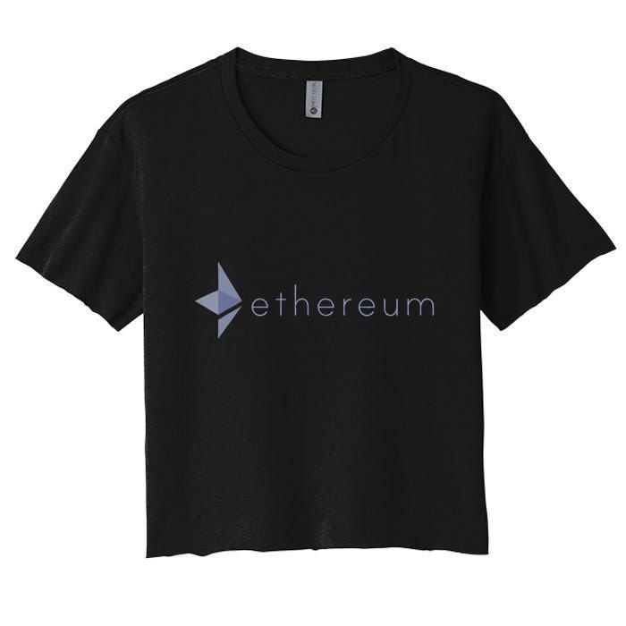 Ethereum Coin Crypto Eth Blockchain Cryptocurrency Crop Top