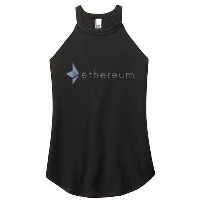 Ethereum Coin Crypto Eth Blockchain Cryptocurrency Women's Perfect Tri Rocker Tank