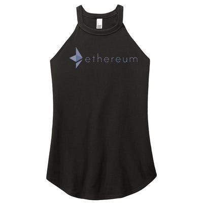 Ethereum Coin Crypto Eth Blockchain Cryptocurrency Women’s Perfect Tri Rocker Tank