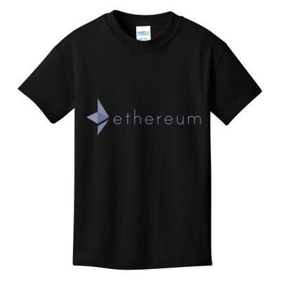 Ethereum Coin Crypto Eth Blockchain Cryptocurrency Kids T-Shirt