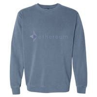 Ethereum Coin Crypto Eth Blockchain Cryptocurrency Garment-Dyed Sweatshirt