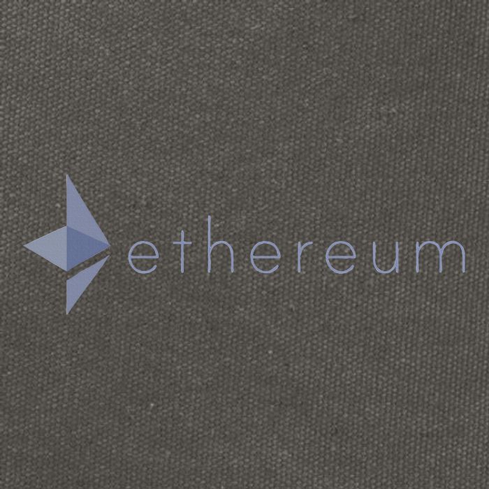 Ethereum Coin Crypto Eth Blockchain Cryptocurrency Cotton Canvas Backpack