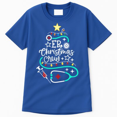 Er Christmas Crew Emergency Room Nurse Er Techs Secretary Cool Gift Tall T-Shirt