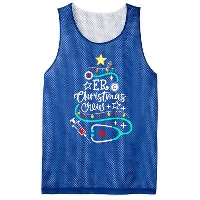 Er Christmas Crew Emergency Room Nurse Er Techs Secretary Cool Gift Mesh Reversible Basketball Jersey Tank