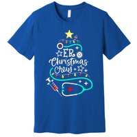 Er Christmas Crew Emergency Room Nurse Er Techs Secretary Cool Gift Premium T-Shirt