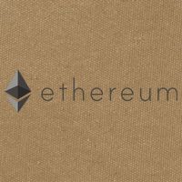 Ethereum Coin Cryptocurrency Cotton Canvas Backpack