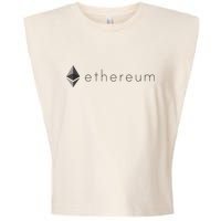 Ethereum Coin Cryptocurrency Garment-Dyed Women's Muscle Tee