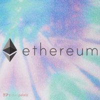 Ethereum Coin Cryptocurrency Legacy Tie Dye Trucker Hat
