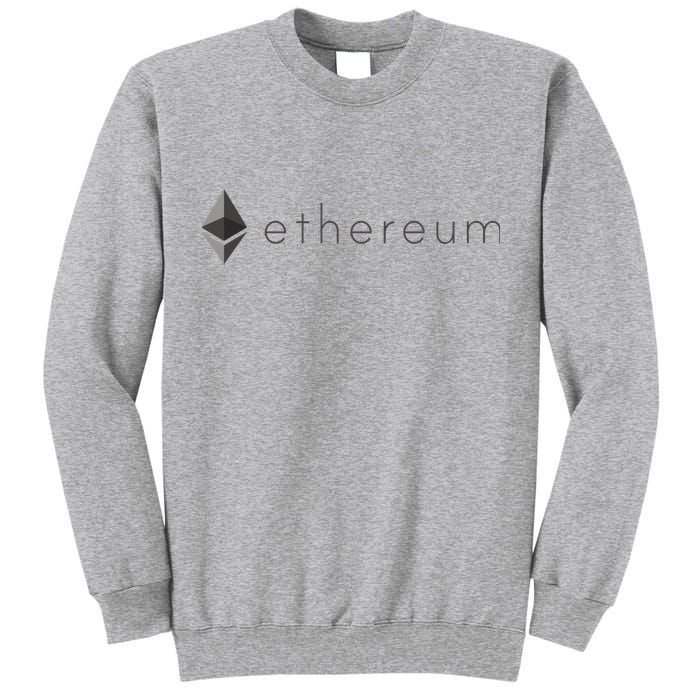Ethereum Coin Cryptocurrency Tall Sweatshirt