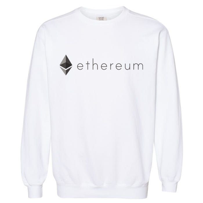 Ethereum Coin Cryptocurrency Garment-Dyed Sweatshirt