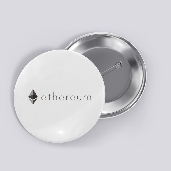 Ethereum Coin Cryptocurrency Button