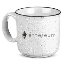 Ethereum Coin Cryptocurrency 15oz Campfire Ceramic Mug