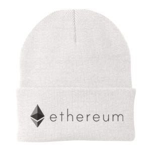 Ethereum Coin Cryptocurrency Knit Cap Winter Beanie