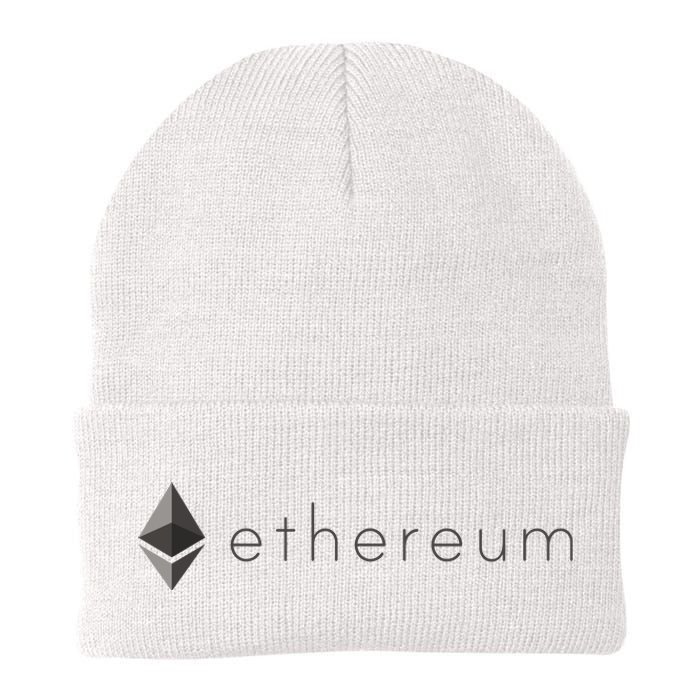 Ethereum Coin Cryptocurrency Knit Cap Winter Beanie