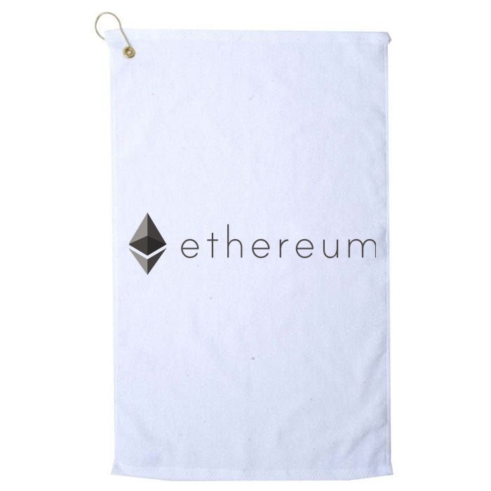 Ethereum Coin Cryptocurrency Golf Towel