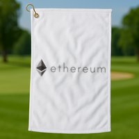 Ethereum Coin Cryptocurrency Golf Towel