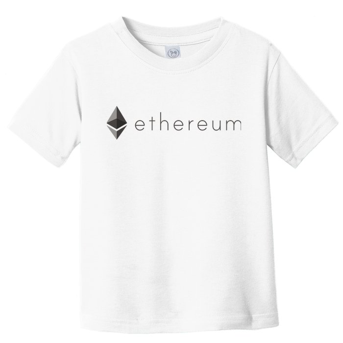 Ethereum Coin Cryptocurrency Toddler T-Shirt