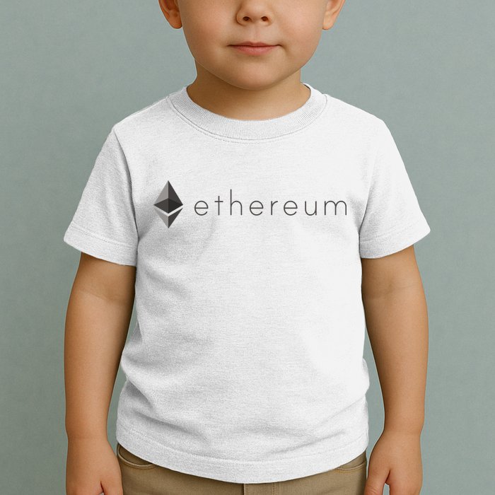 Ethereum Coin Cryptocurrency Toddler T-Shirt