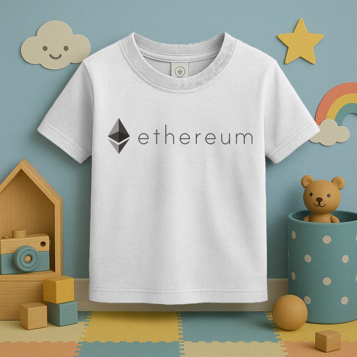 Ethereum Coin Cryptocurrency Toddler T-Shirt