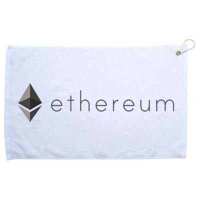 Ethereum Coin Cryptocurrency Grommeted Golf Towel
