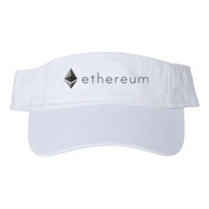 Ethereum Coin Cryptocurrency Valucap Bio-Washed Visor