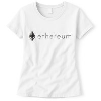 Ethereum Coin Cryptocurrency Womens T-Shirt