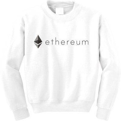 Ethereum Coin Cryptocurrency Kids Sweatshirt