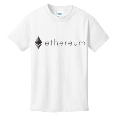 Ethereum Coin Cryptocurrency Kids T-Shirt