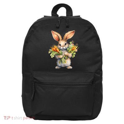 Easter Cutest Carrot Of The Rabbit Cute Easter Bunny Mom 16 in Basic Backpack