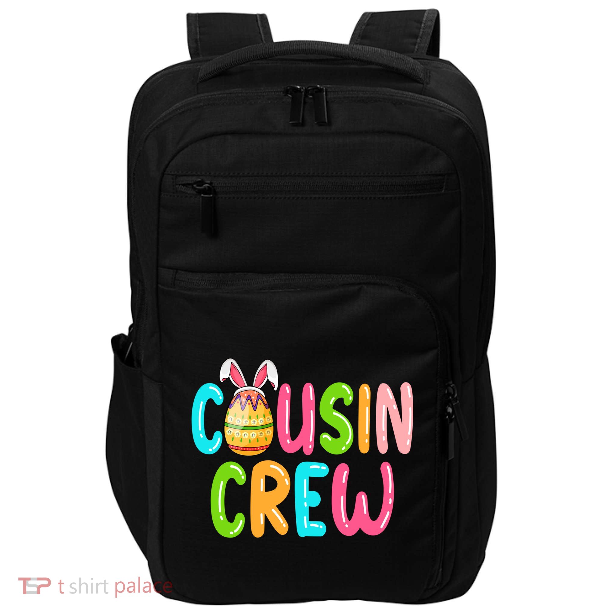 Easter Cousin Crew Family Matching Meaningful Gift Impact Tech Backpack