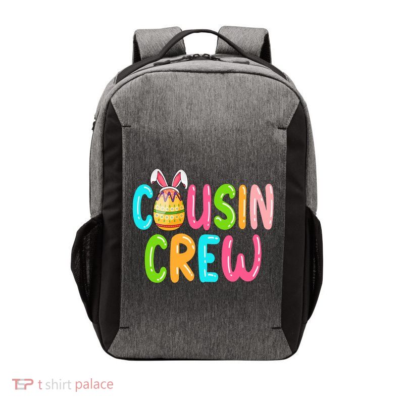 Easter Cousin Crew Family Matching Meaningful Gift Vector Backpack